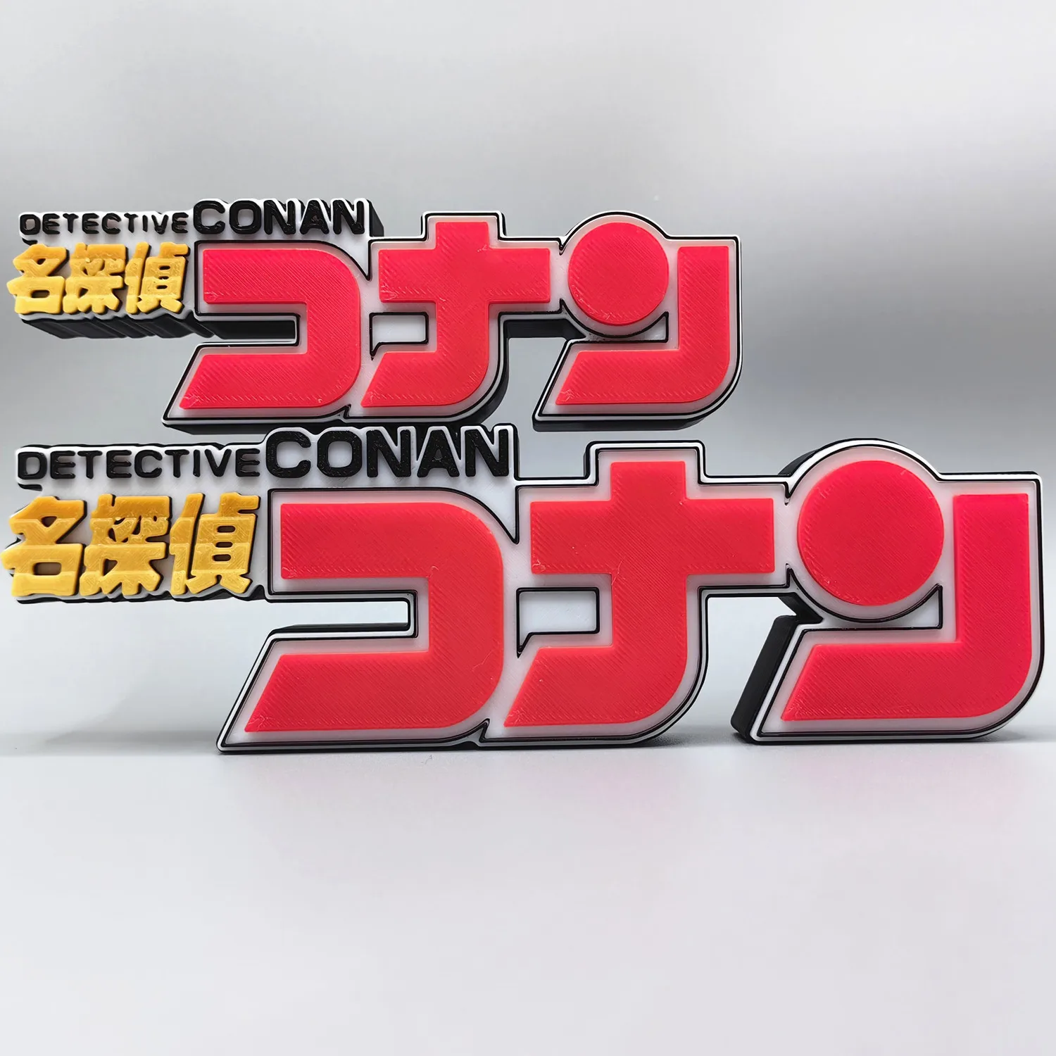 Anime Conan título 3D Logo mod - Anime Cosplay Title reseña y precio