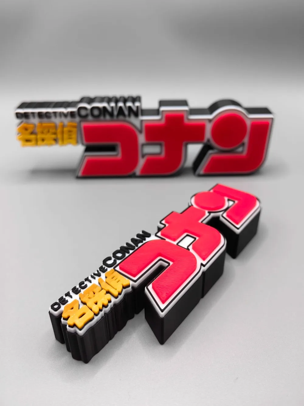 Anime Conan título 3D Logo mod - Anime Cosplay Title reseña y precio