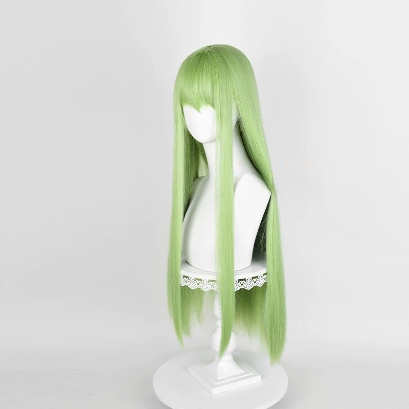Peluca verde de Anime CC para  - Anime Cosplay Long Hair reseña y precio