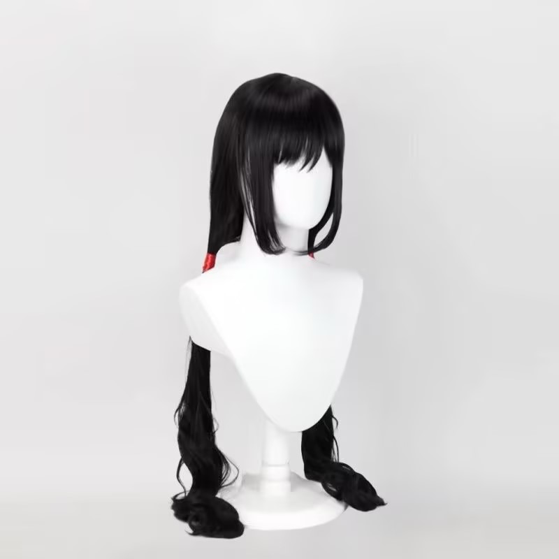 Peluca de Cosplay de Anime Cos - Anime Cosplay Long Black Hair reseña y precio