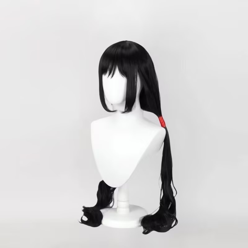 Peluca de Cosplay de Anime Cos - Anime Cosplay Long Black Hair reseña y precio