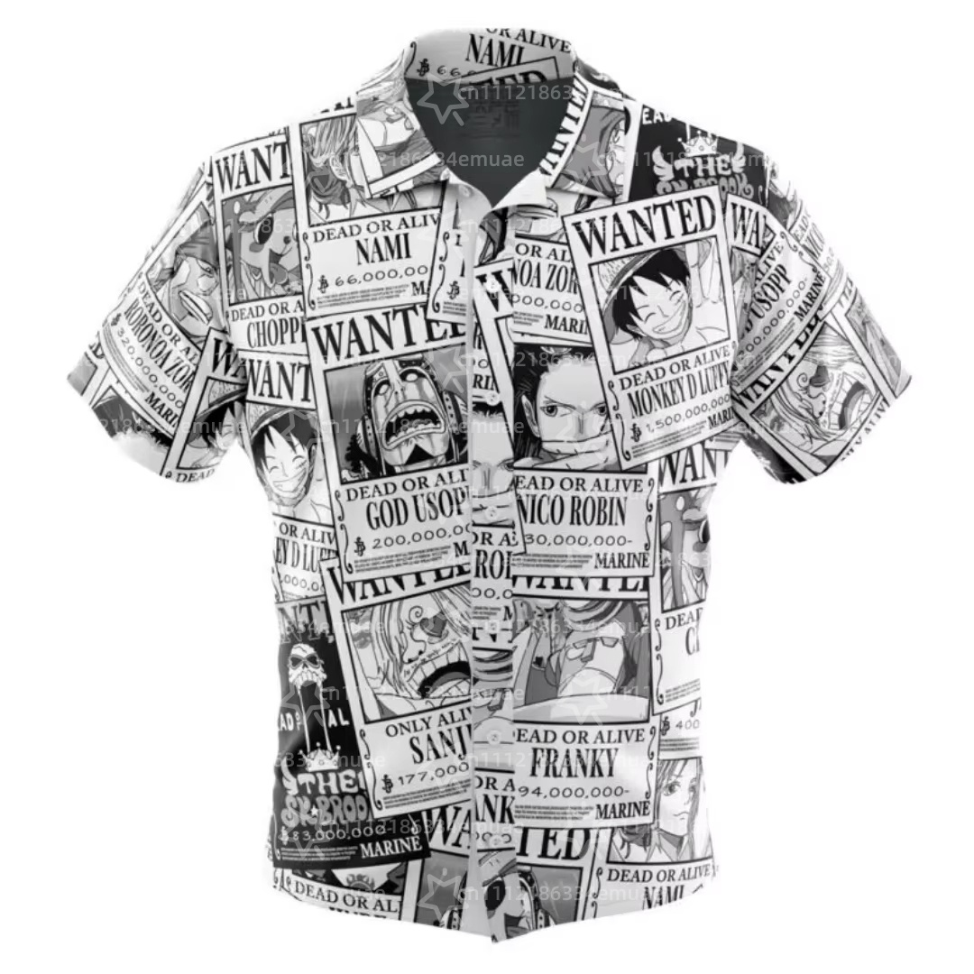 Camisa Hawaiana Aloha Strawhat - One Piece Straw Hat reseña y precio