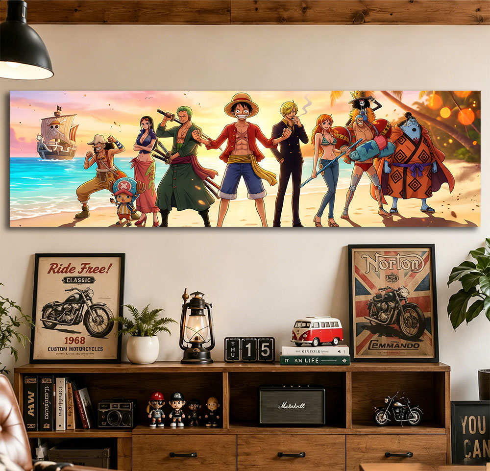 Tapiz One Piece Straw Hat Crew - One Piece Straw Hat reseña y precio