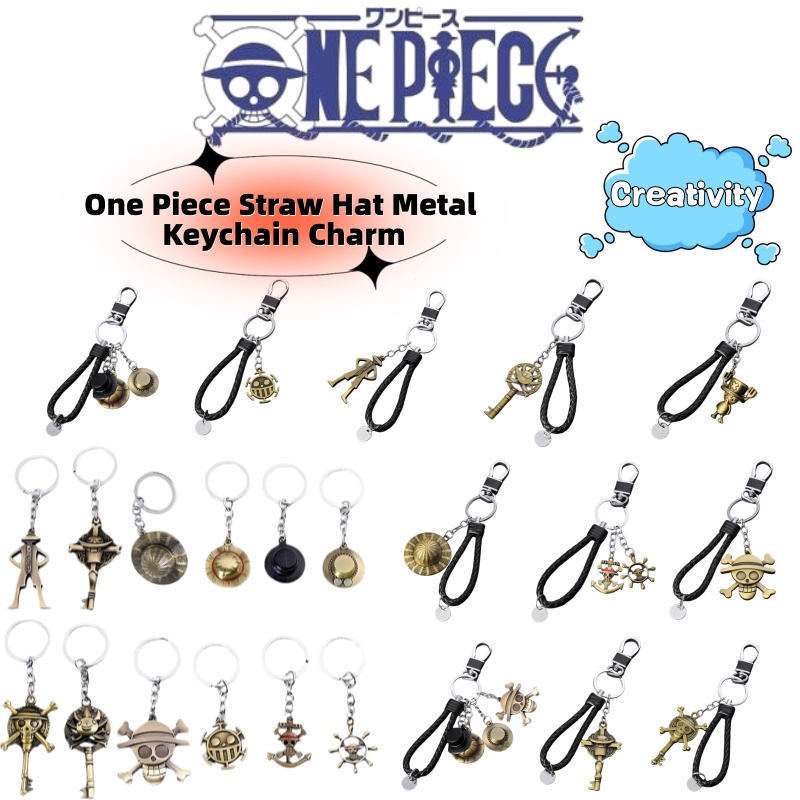 Llavero metálico creativo de O - One Piece Straw Hat reseña y precio