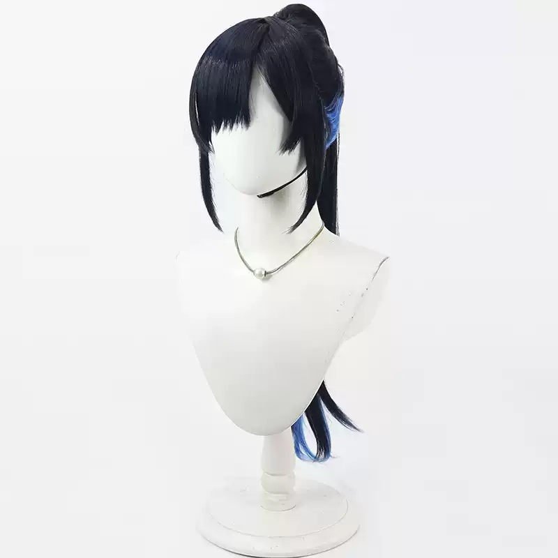 Proyecto Sekai colorido escena - Anime Cosplay Long Black Hair reseña y precio