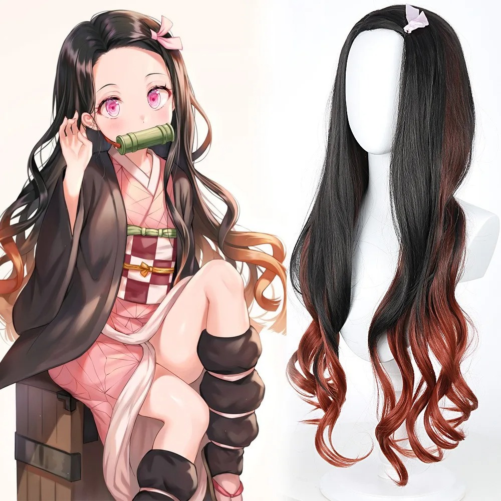 Peluca de Cosplay de Anime Nez - Anime Cosplay Long Black Hair reseña y precio