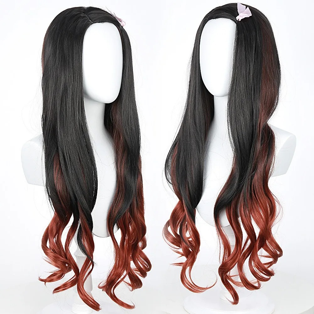 Peluca de Cosplay de Anime Nez - Anime Cosplay Long Black Hair reseña y precio