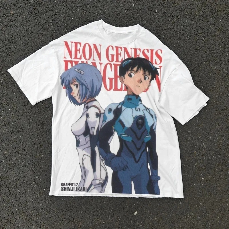 Camiseta Oversize Blanca de Al - Anime Cosplay Title reseña y precio